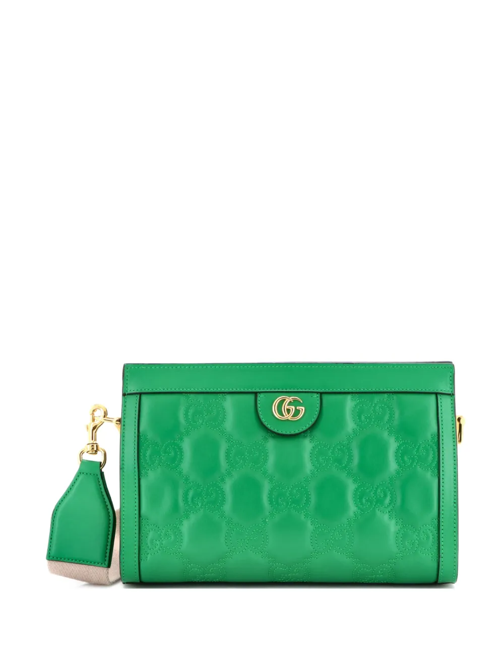 Gucci Pre-Owned GG GG Matelasse Leather Small shoulder bag - Verde