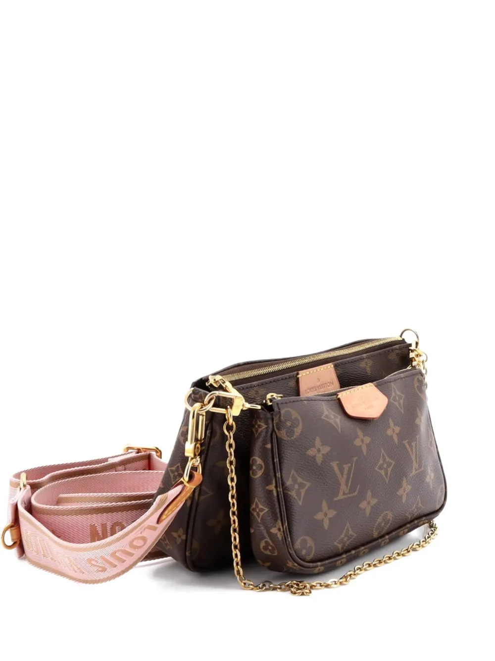Louis Vuitton Pre-Owned Multi Pochette Accessoires Monogram Canvas crossbody bag - Marrone