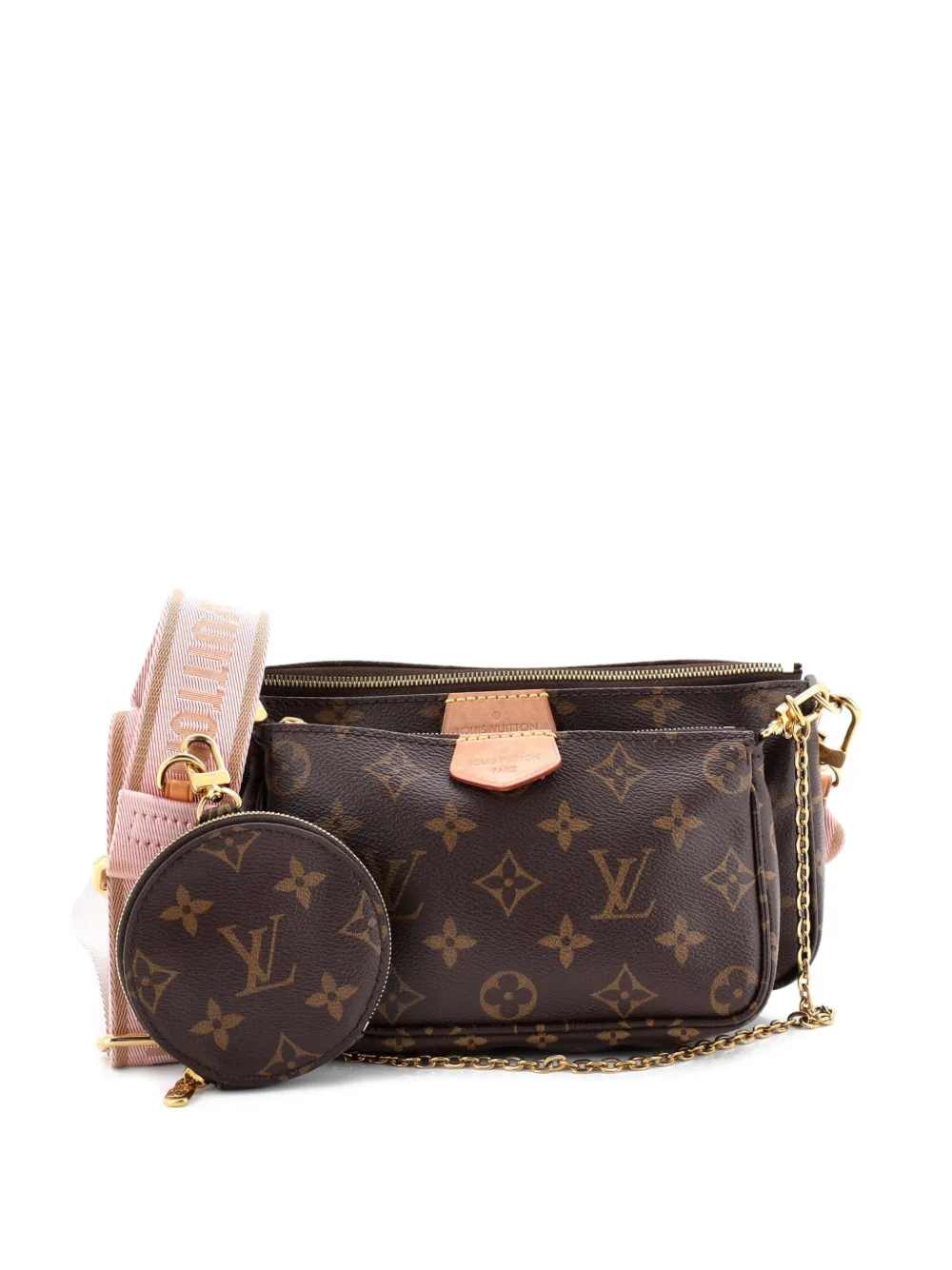 Louis Vuitton Pre-Owned Multi Pochette Accessoires Monogram Canvas crossbody bag - Marrone