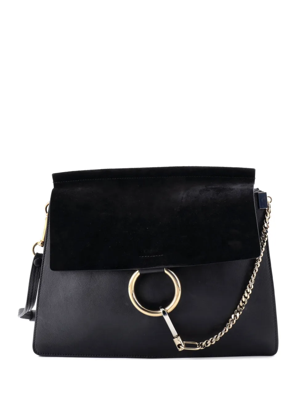 Chloé Pre-Owned Faye Leather Medium shoulder bag - Nero