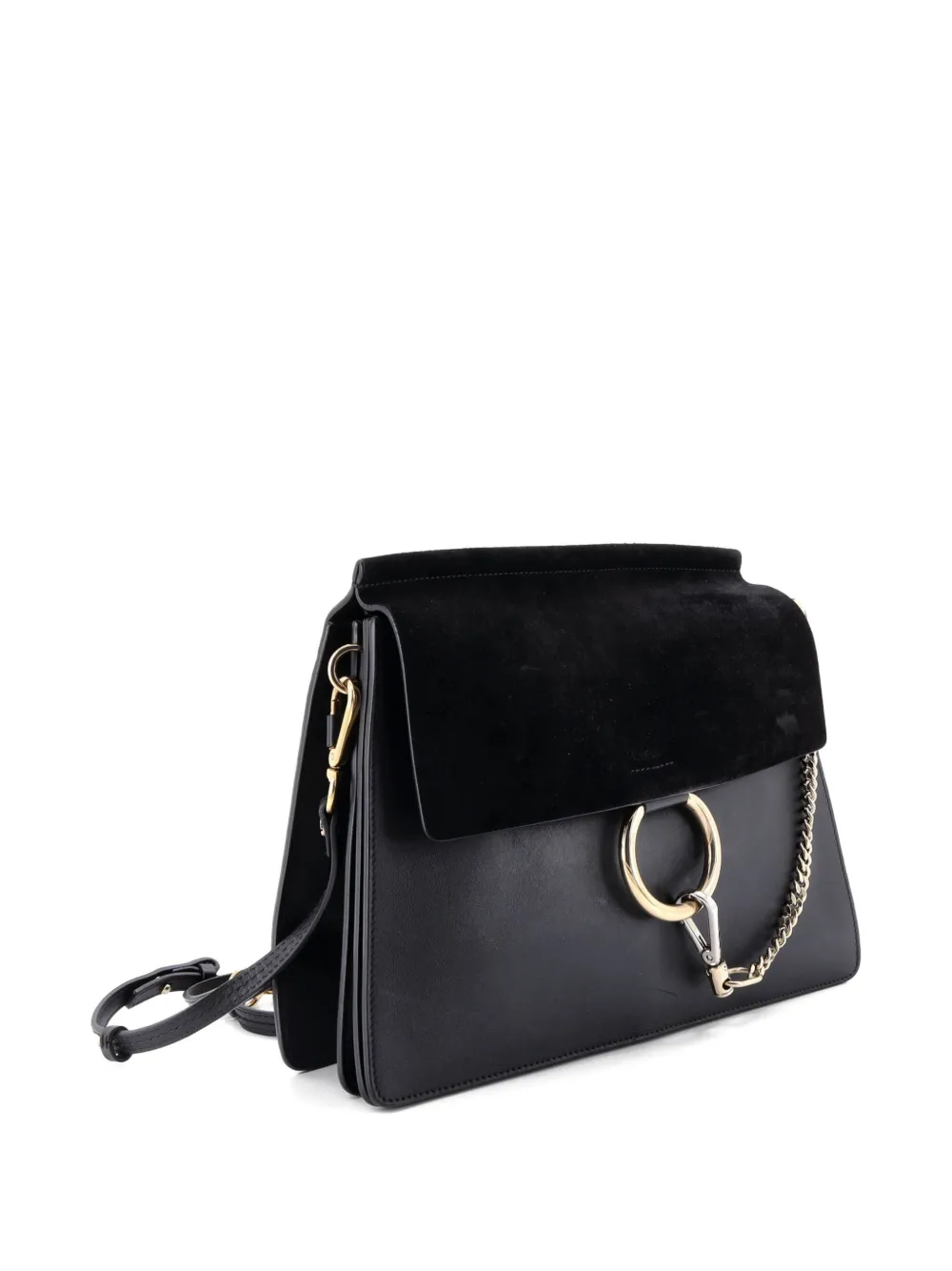 Faye Leather Medium Shoulder Bag