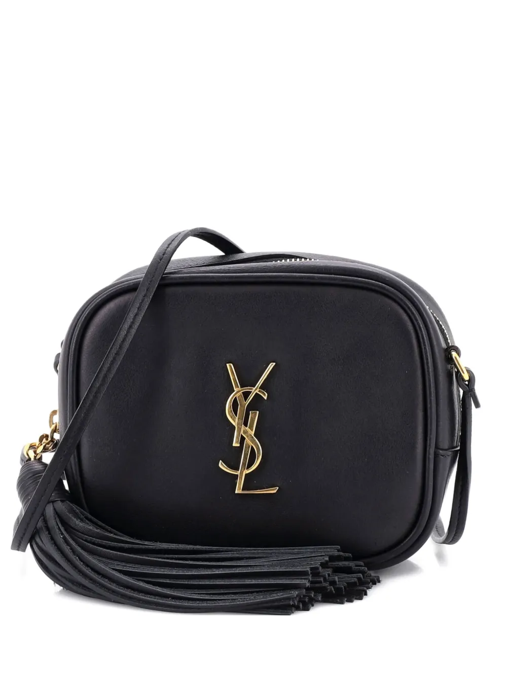 Saint Laurent Pre-Owned Classic Monogram Blogger Leather Small crossbody bag - Nero