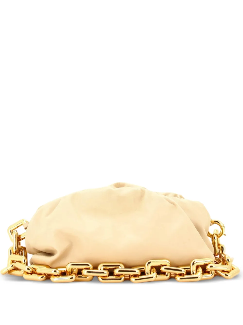 Bottega Veneta Pre-Owned The Chain Pouch Leather shoulder bag - Toni neutri