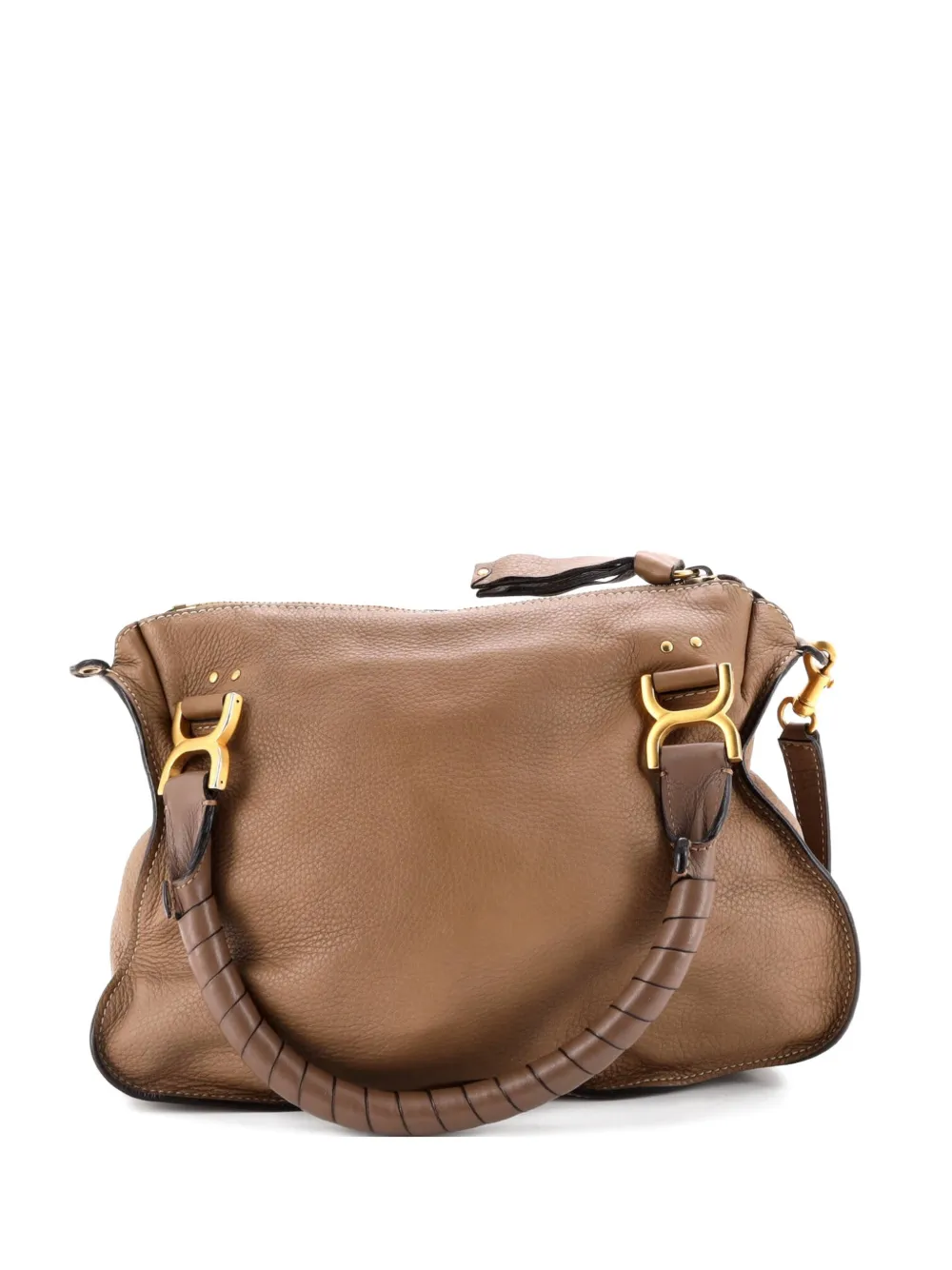 Chloé Pre-Owned Marcie Leather Medium satchel - Marrone