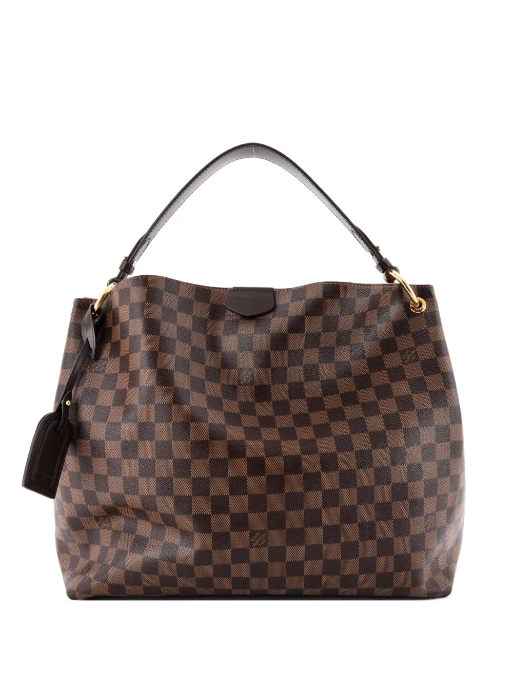 Louis Vuitton Pre-Owned Graceful Handbag Damier MM hobo bag - Marrone