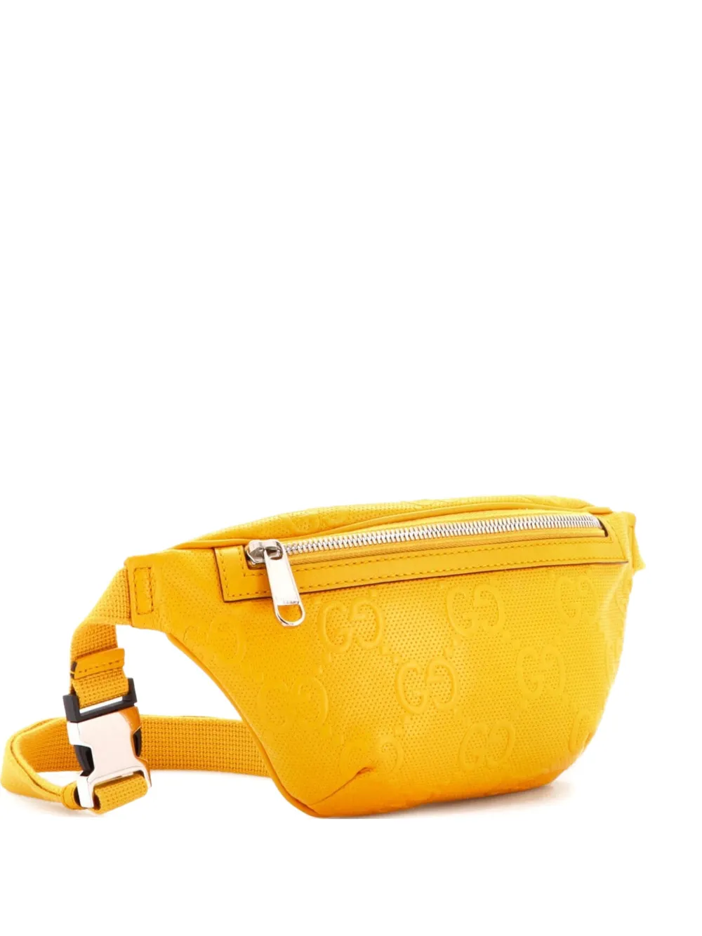 Gucci Pre-Owned GG Embossed Perforated Leather Small belt bag - Arancione