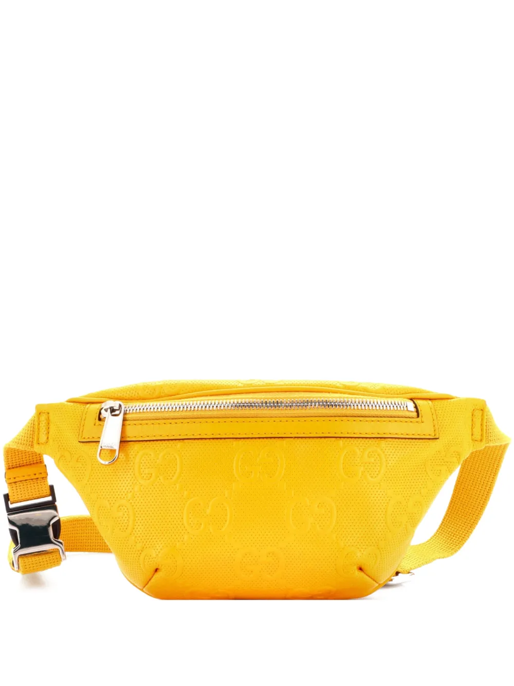 Gucci Pre-Owned GG Embossed Perforated Leather Small belt bag - Arancione