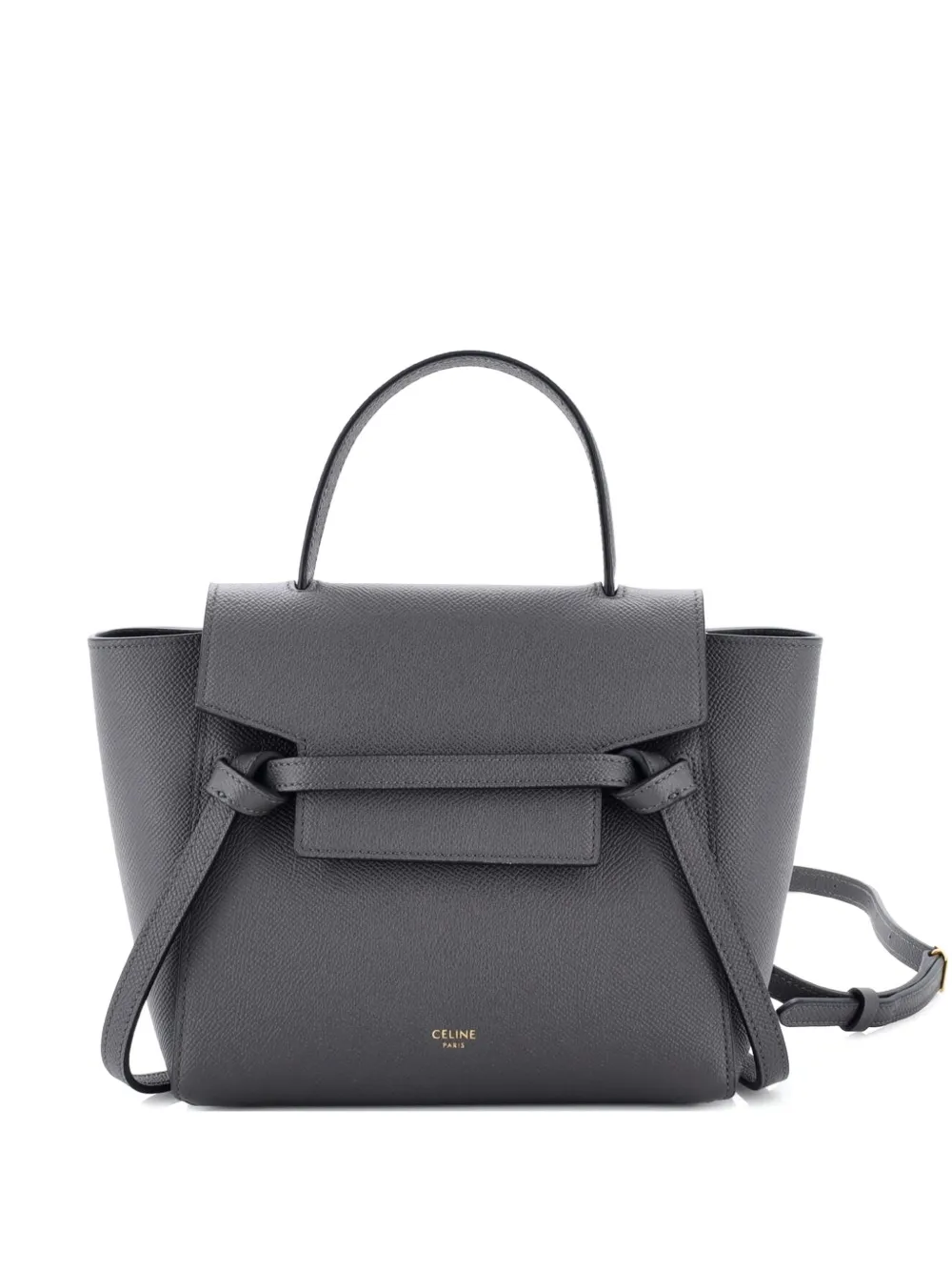 Celine Pre-Owned Belt Bag Textured Leather Nano shoulder bag - Grau