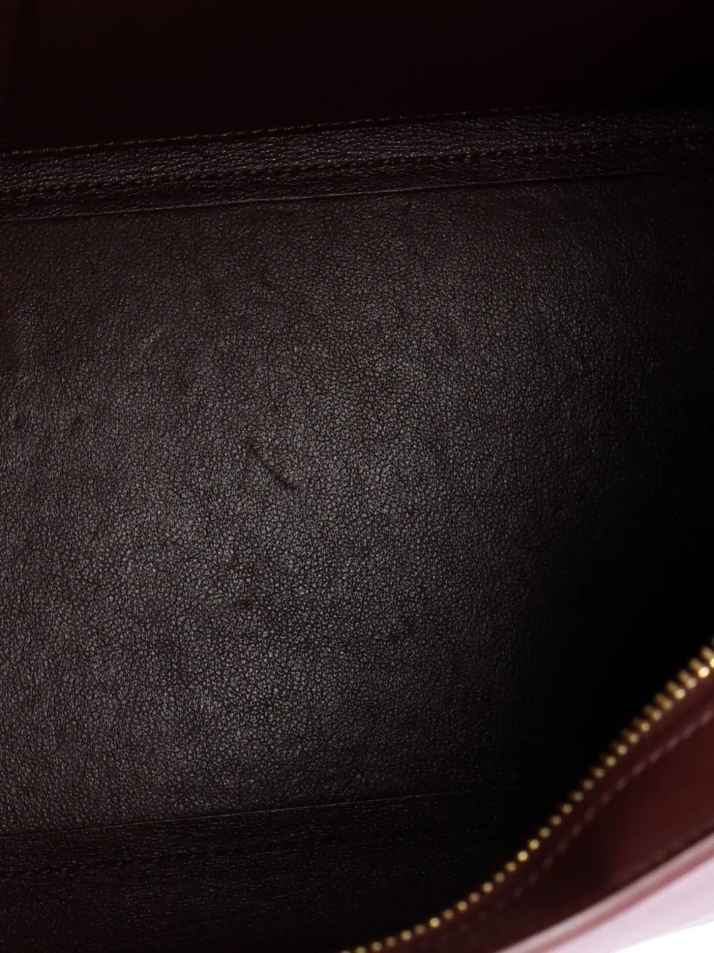 Bicolor Trapeze Bag Leather Small Satchel