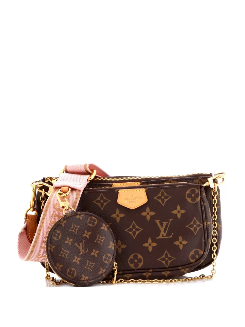 Louis Vuitton Pre-Owned Multi Pochette Accessoires Monogram Canvas crossbody bag - Marrone