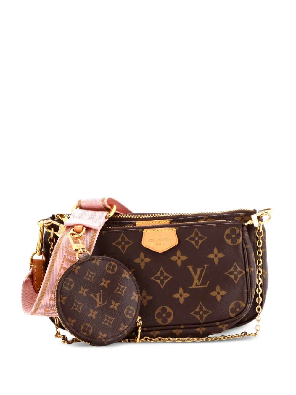 Louis Vuitton Pre-Owned Multi Pochette Accessoires Monogram Canvas crossbody bag - Marrone
