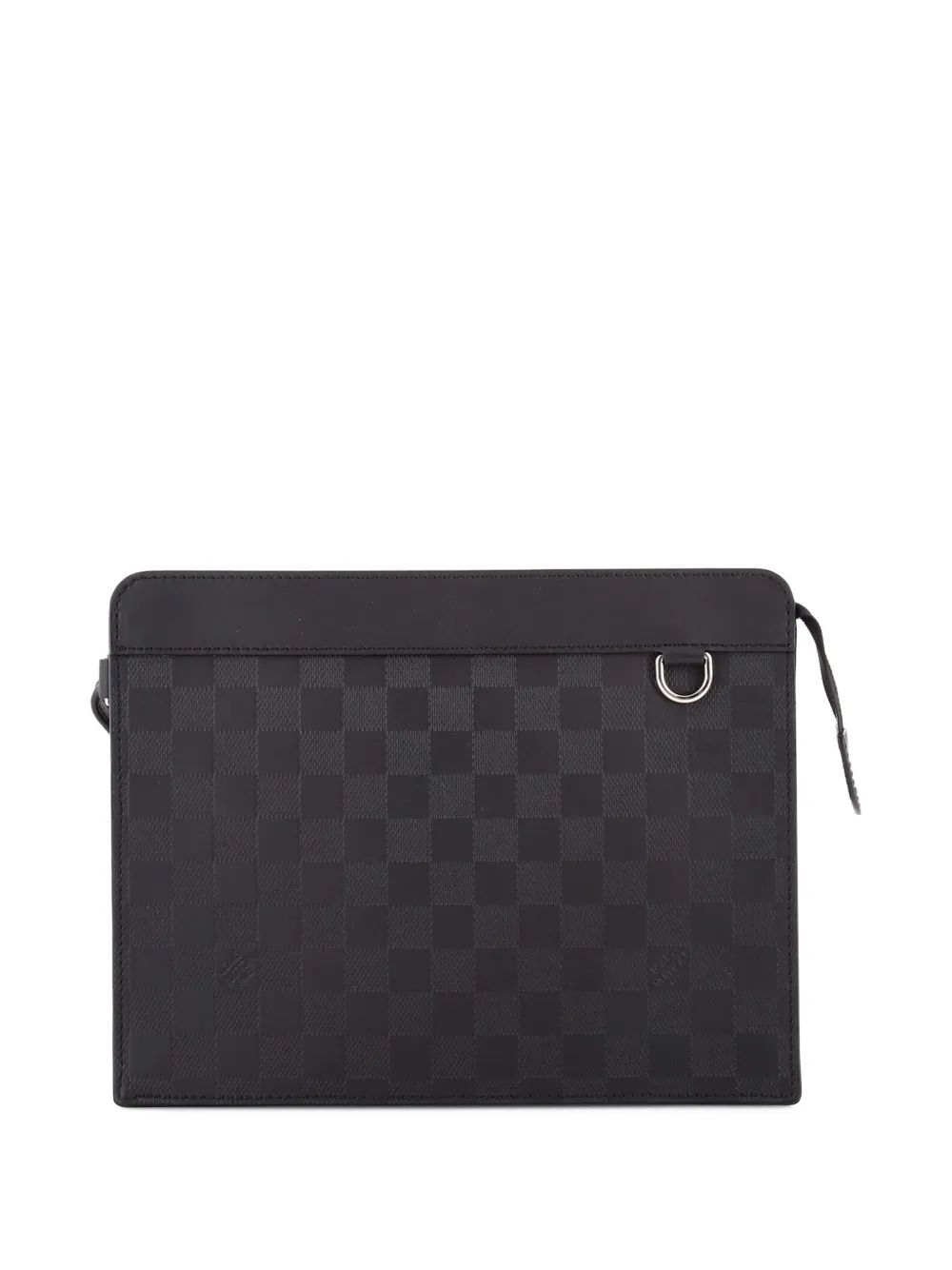 Louis Vuitton Pre-Owned Standing Damier Infini Leather pouch - Nero
