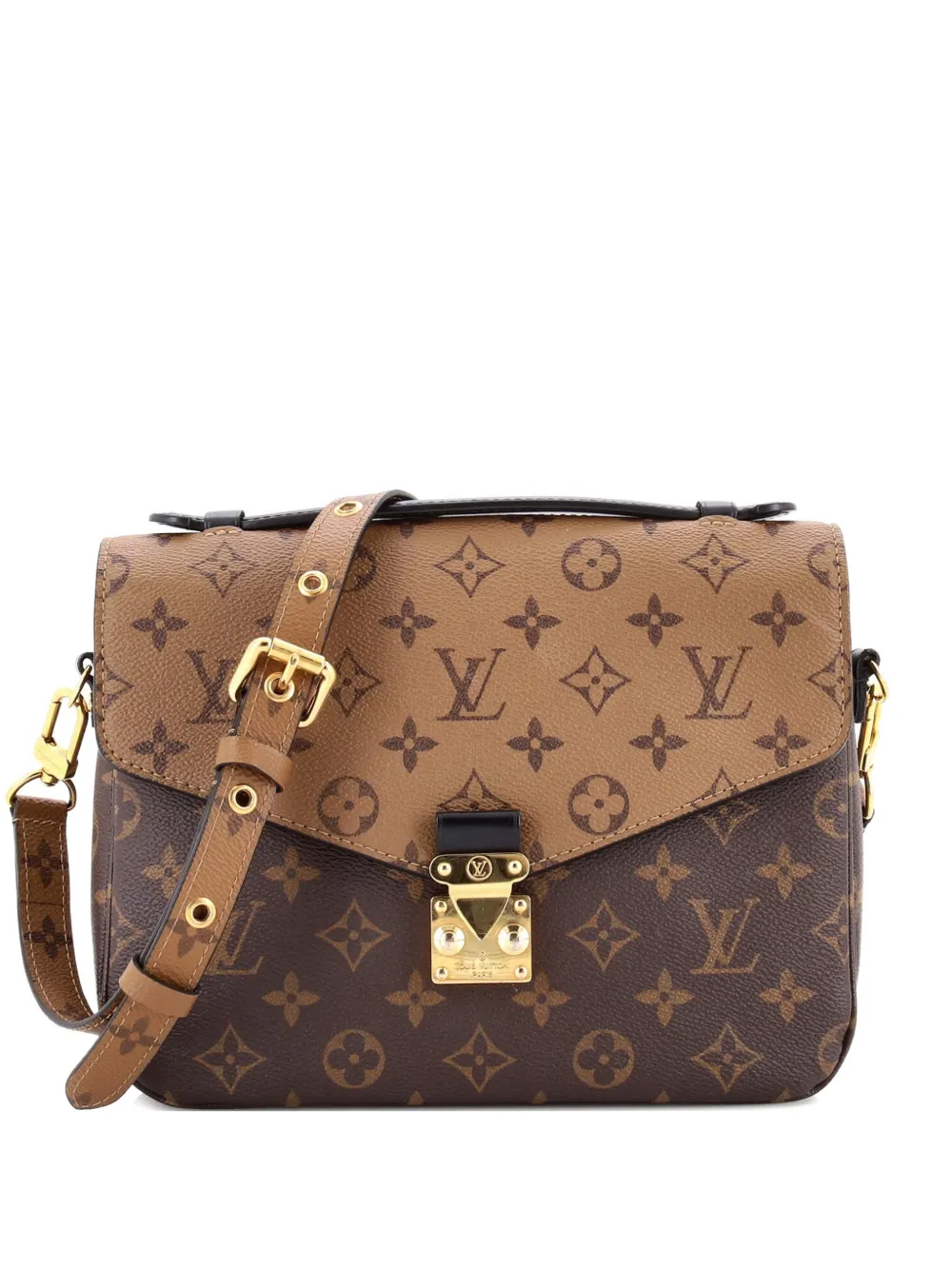 Louis Vuitton Pre-Owned Pochette Metis Reverse Monogram Canvas crossbody bag - Braun