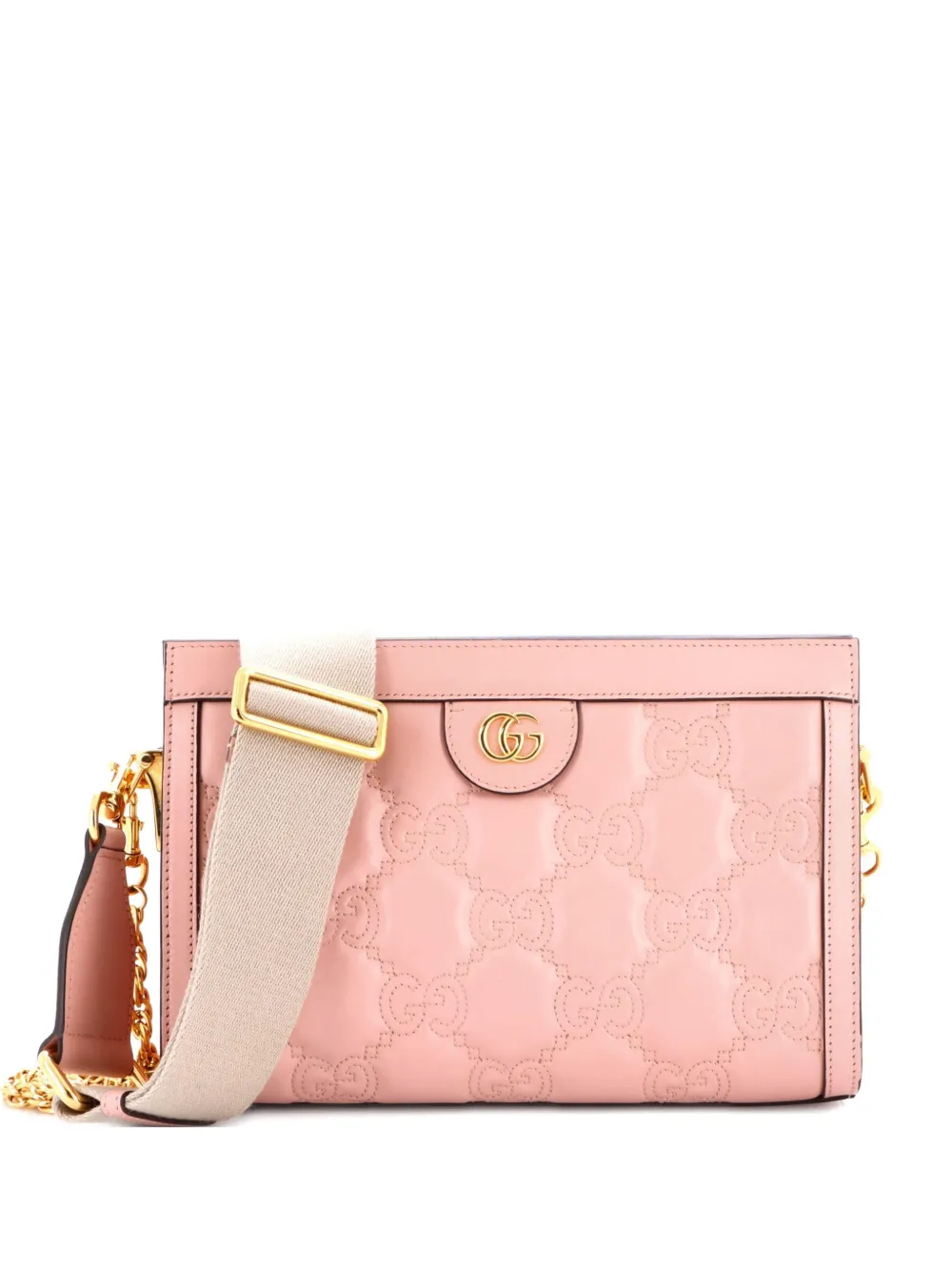 Gucci Pre-Owned GG GG Matelasse Leather Small shoulder bag - Rosa