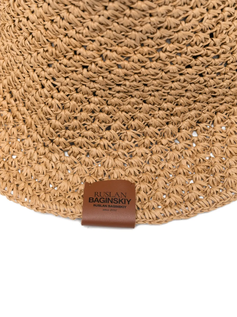  Ruslan Baginskiy Straw Bucket Hat - Neutrals 