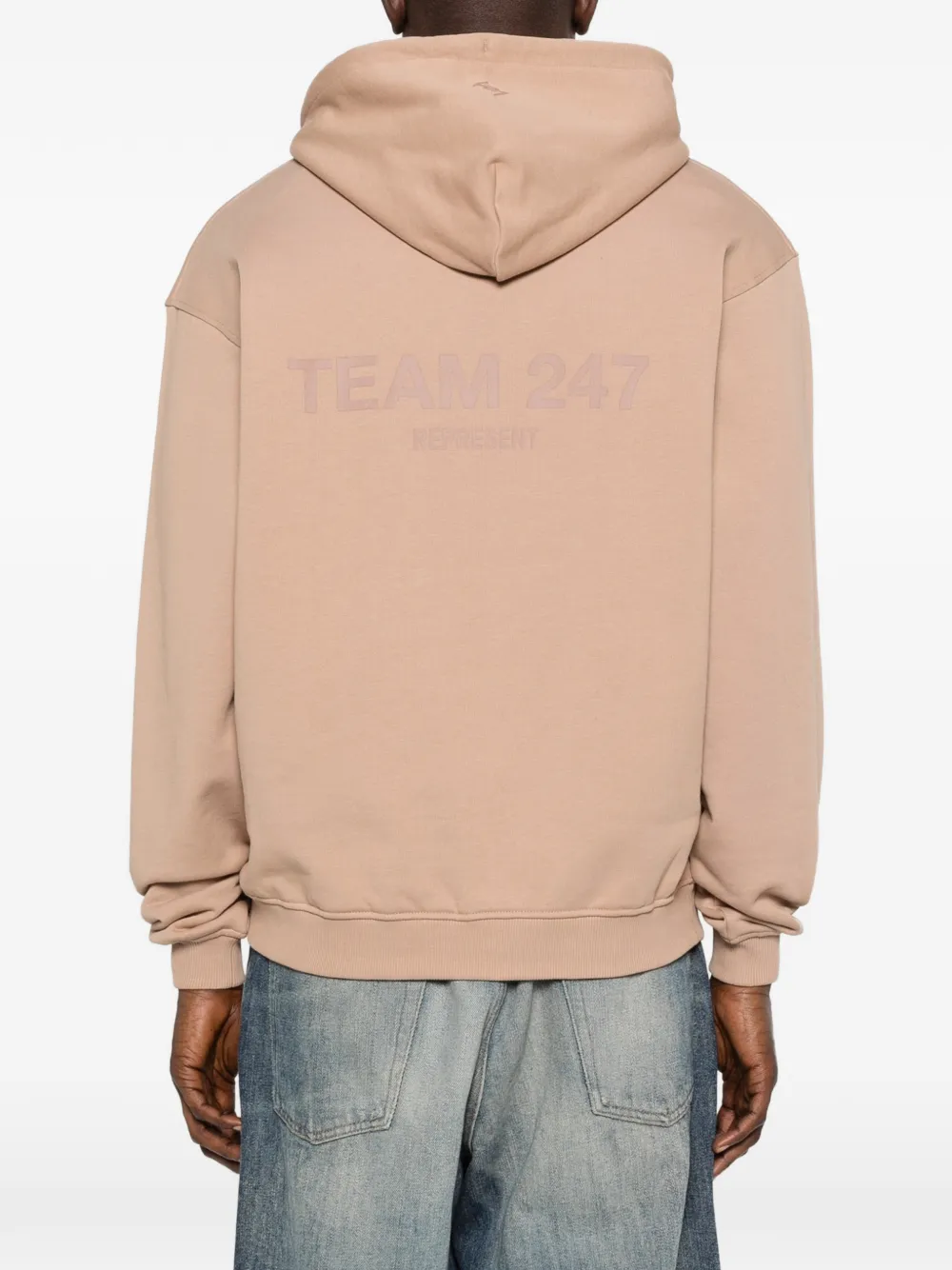 Represent Hoodie met trekkoord Beige