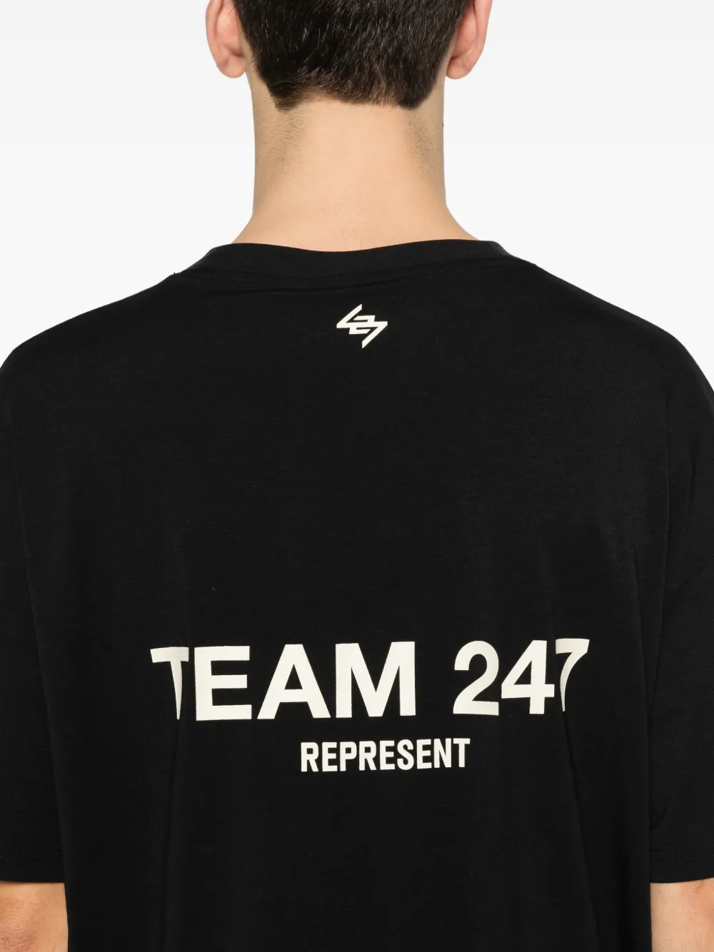 Represent T-shirt met ronde hals Zwart