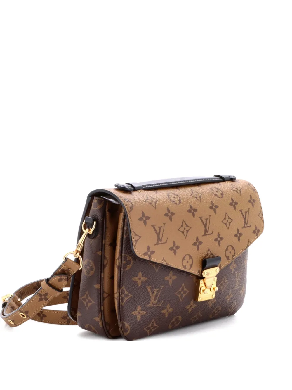Louis Vuitton Pre-Owned Borsa a tracolla Pochette Metis Reverse Monogram in tela - Marrone