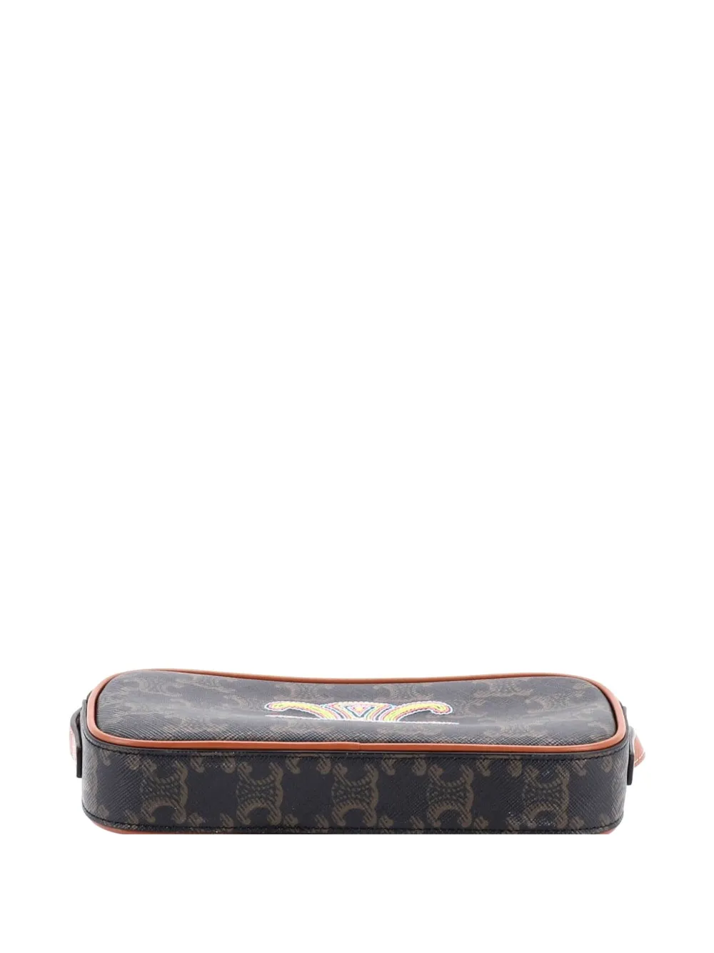 Cuir Triomphe Camera Shoulder Bag Triomphe Coated Canvas with Leather Small crossbody bag