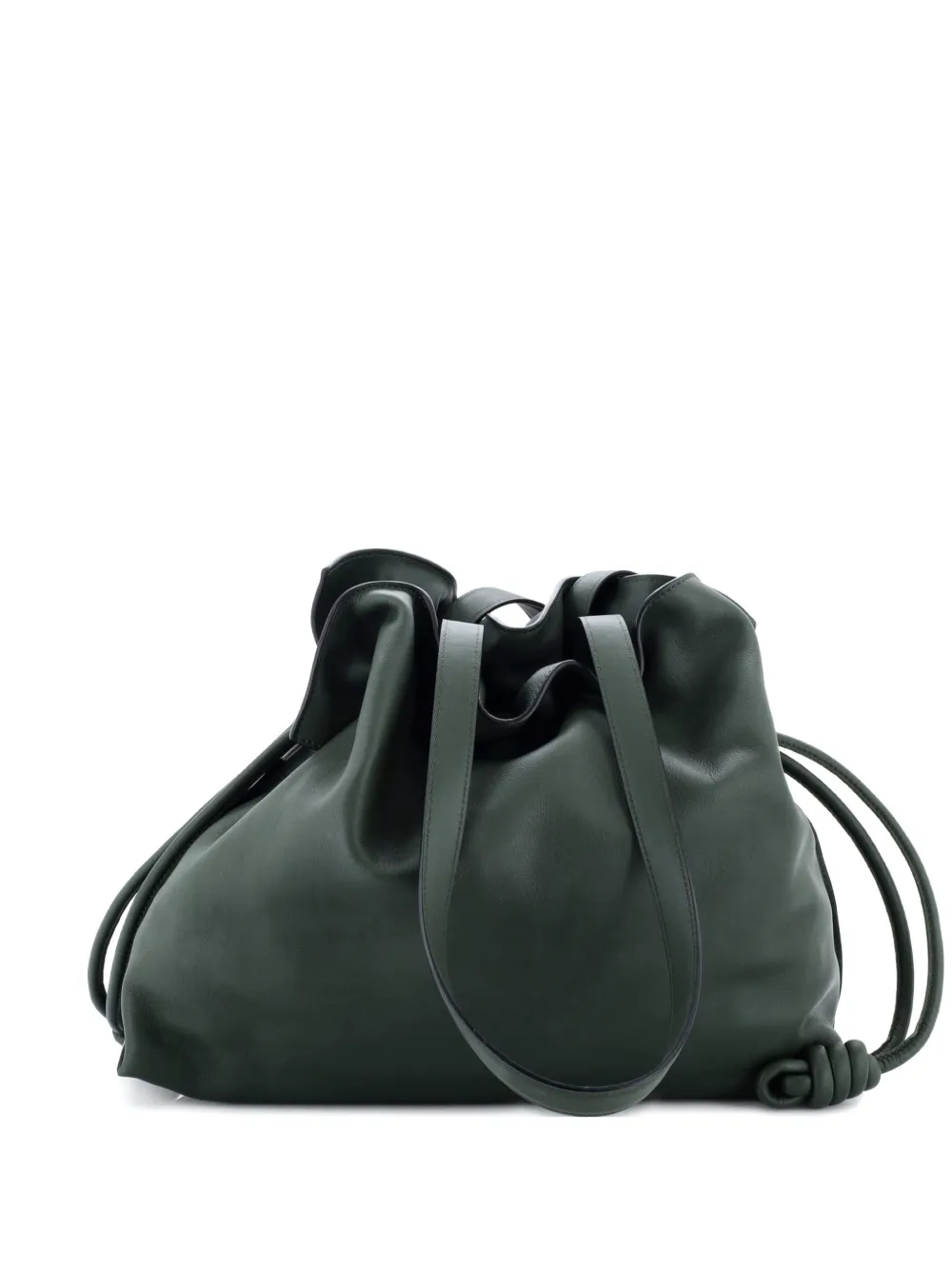 Loewe Pre-Owned Flamenco Knot Bag Leather Large tote bag - Verde
