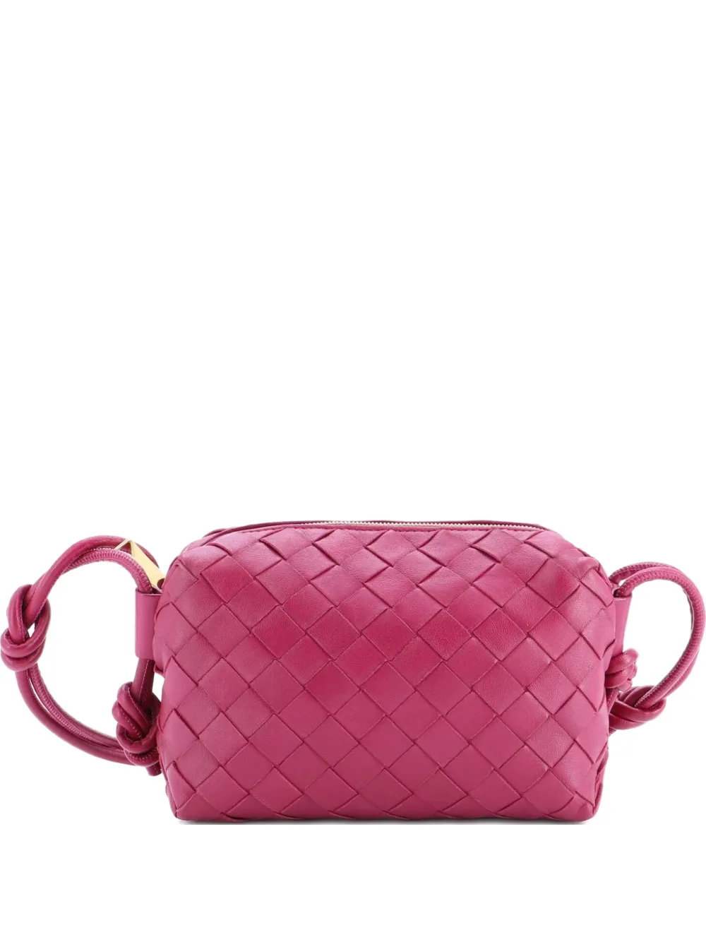 Bottega Veneta Pre-Owned Loop Intrecciato Nappa Mini crossbody bag - Rosa