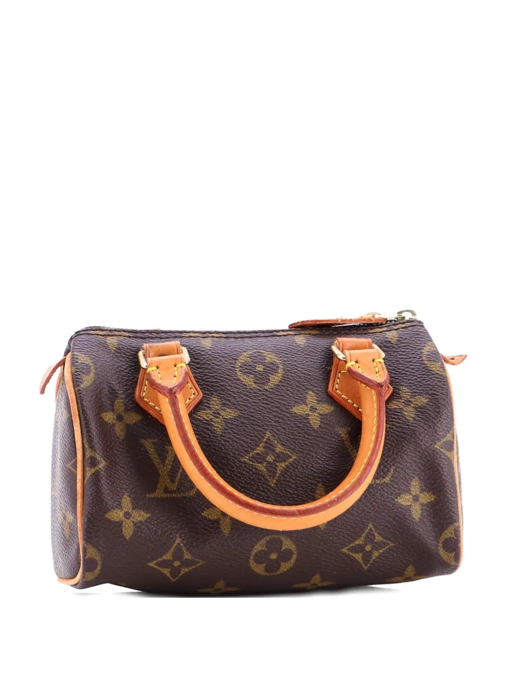 Louis Vuitton Pre-Owned Speedy Mini HL Handbag Monogram Canvas satchel - Braun