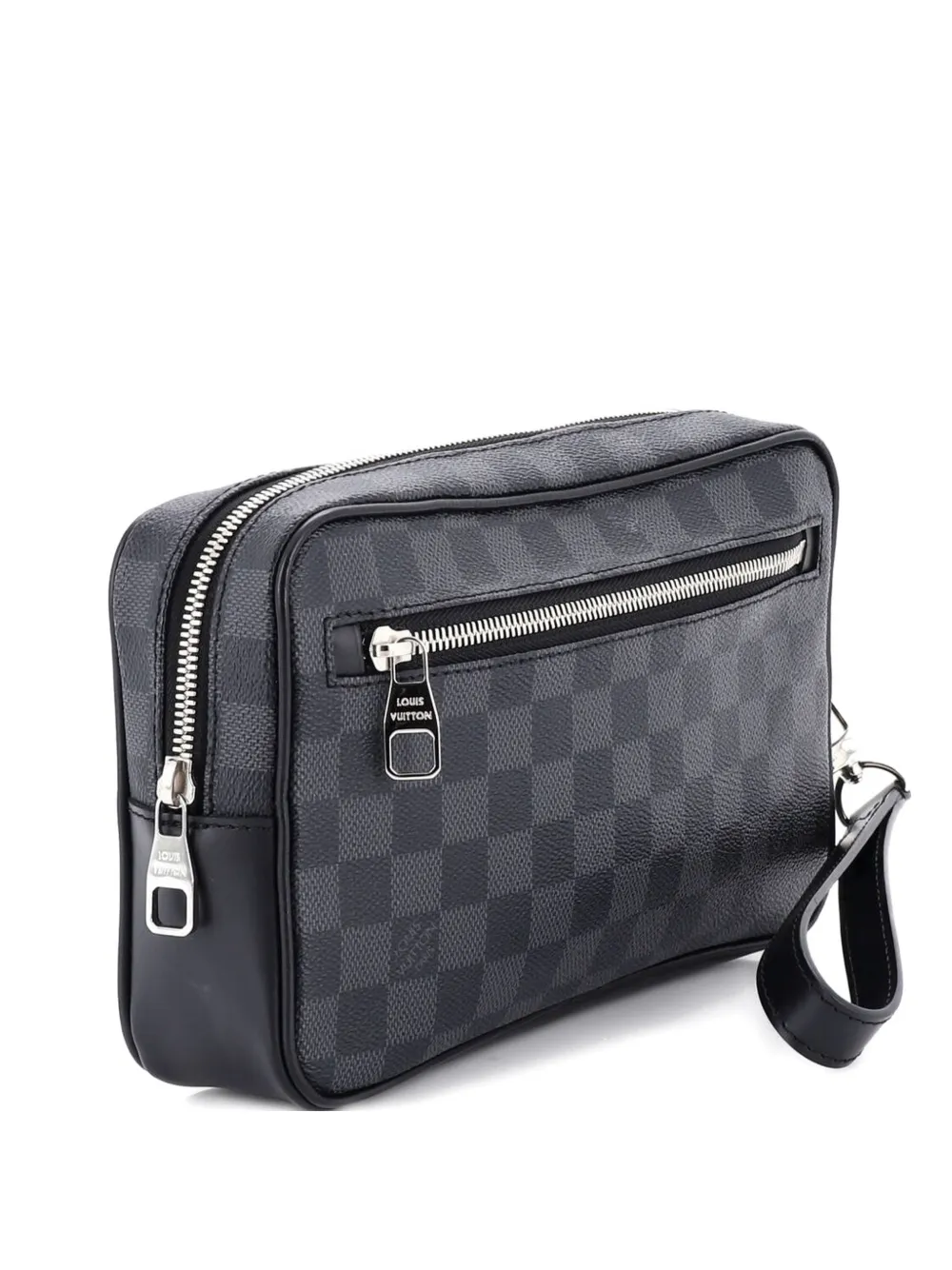 Louis Vuitton Pre-Owned Kasai Damier Graphite clutch bag - Nero