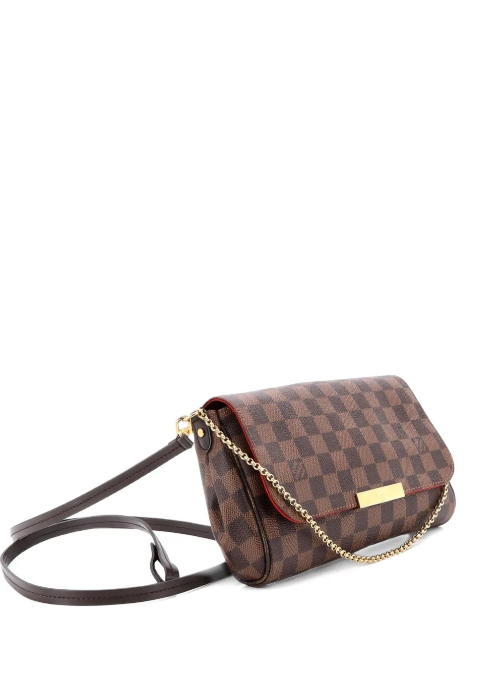 Louis Vuitton Pre-Owned Favorite Handbag Damier MM crossbody bag - Marrone