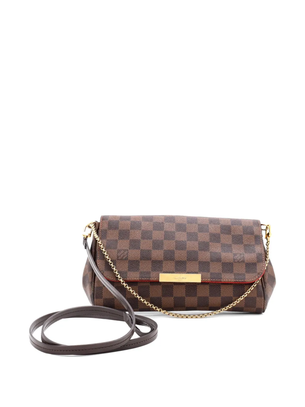 Louis Vuitton Pre-Owned Favorite Handbag Damier MM crossbody bag - Marrone