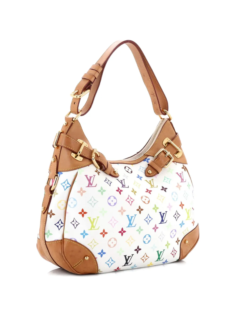 Louis Vuitton Pre-Owned Greta Handbag Monogram Multicolor hobo bag - Bianco