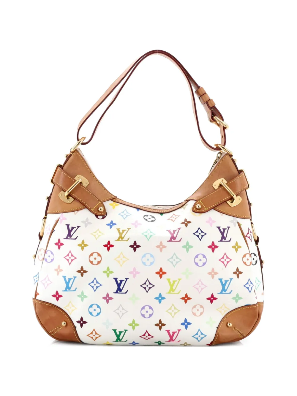 Greta Handbag Monogram Multicolor Hobo Bag