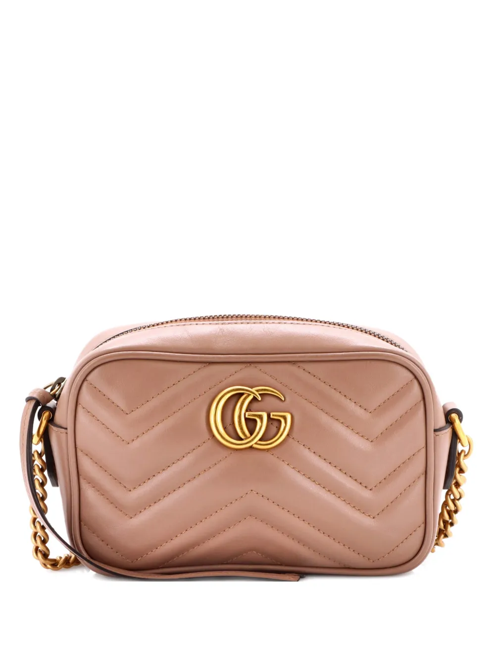 Gucci Pre-Owned GG Marmont Shoulder Bag Matelasse Leather Mini crossbody bag - Toni neutri