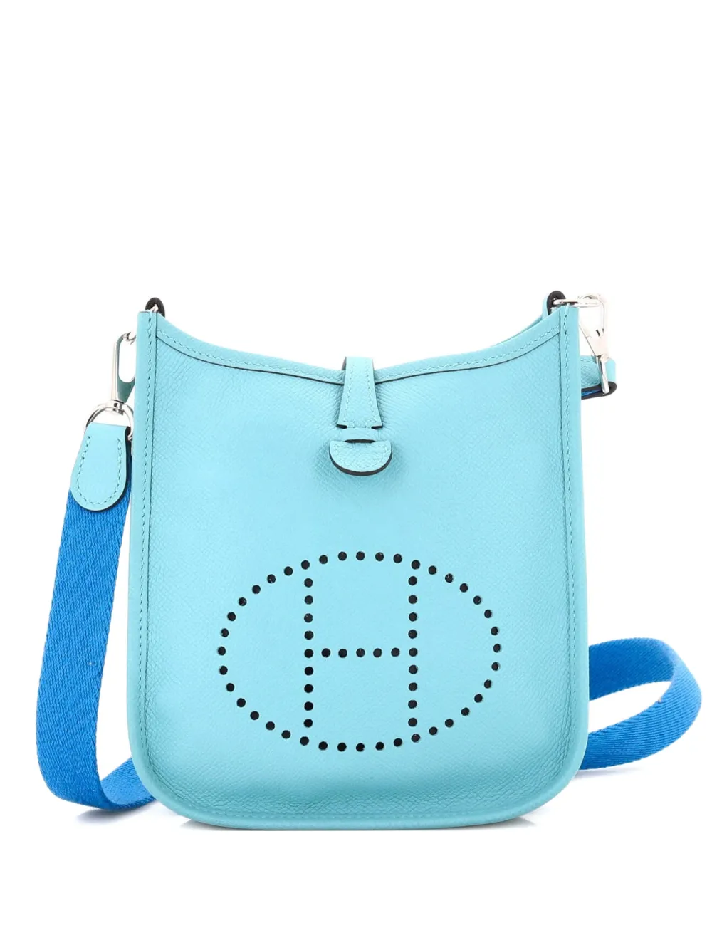 Hermès Pre-Owned Evelyne Bag Gen III Epsom TPM crossbody bag - Blu
