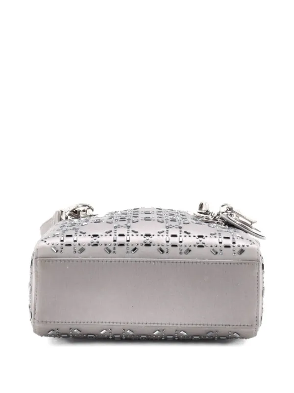 Christian Dior Pre-Owned Lady Dior Bag Crystal Embellished Cannage