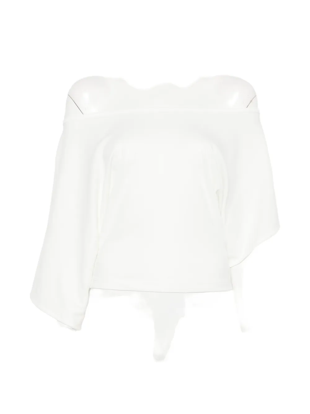 Misbhv Holywood Baby Draped Top In White