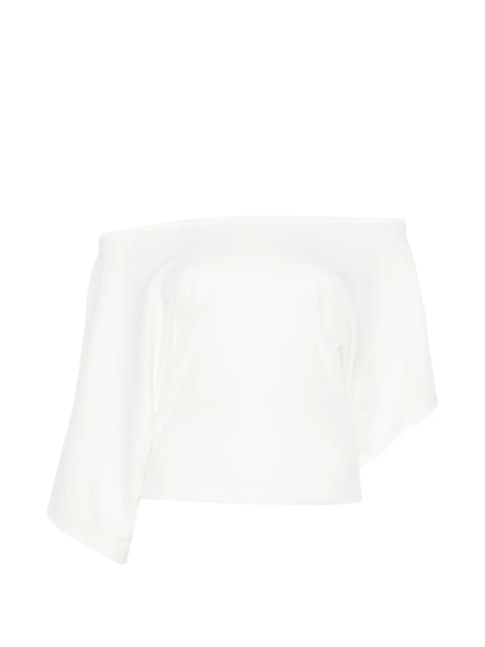 MISBHV Holywood Baby draped top - Bianco