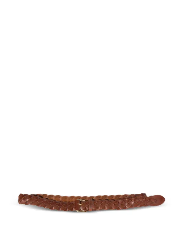 Miu Miu Leather Belt | Brown | FARFETCH