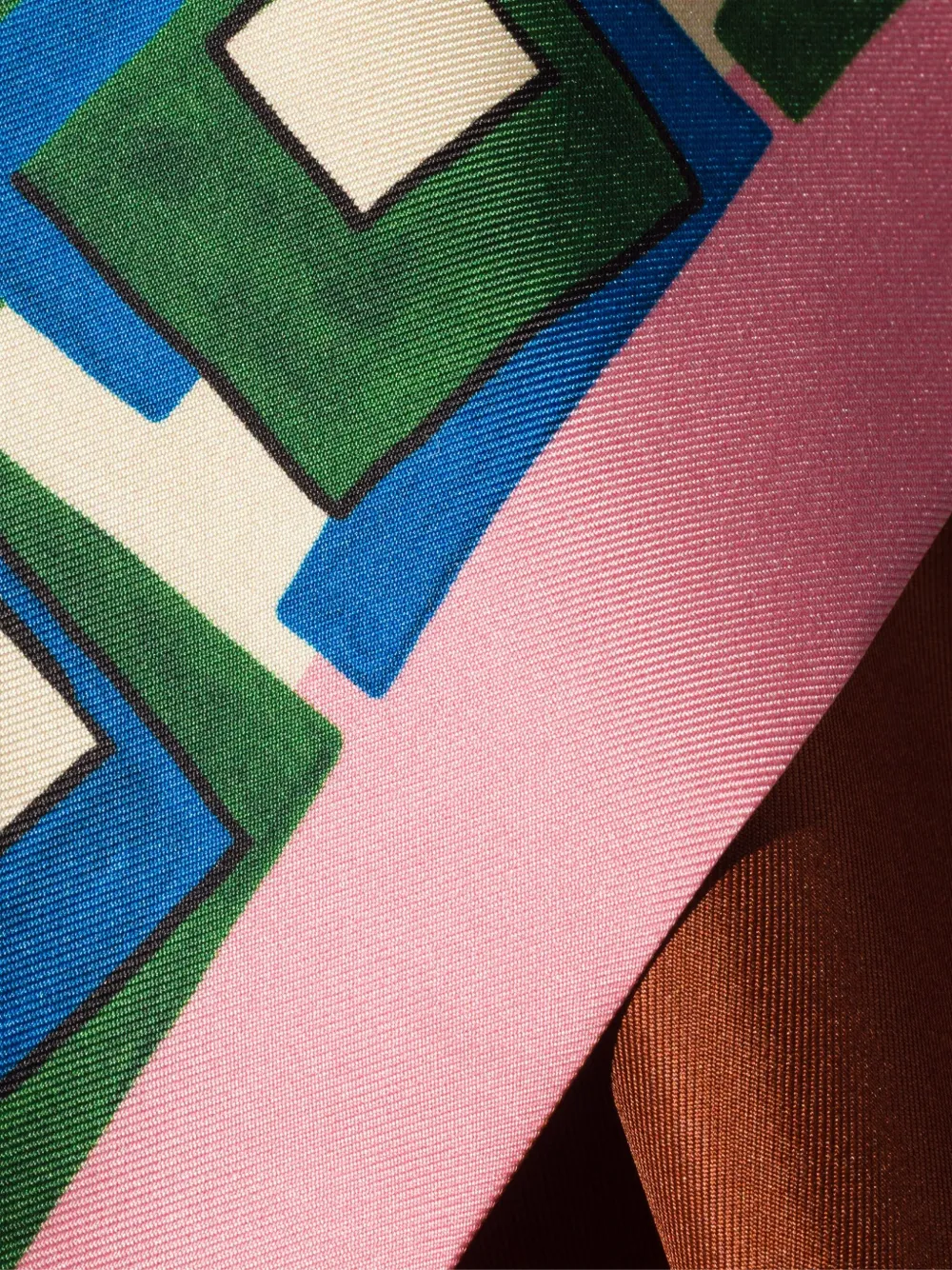 Miu Miu printed scarf - Blauw