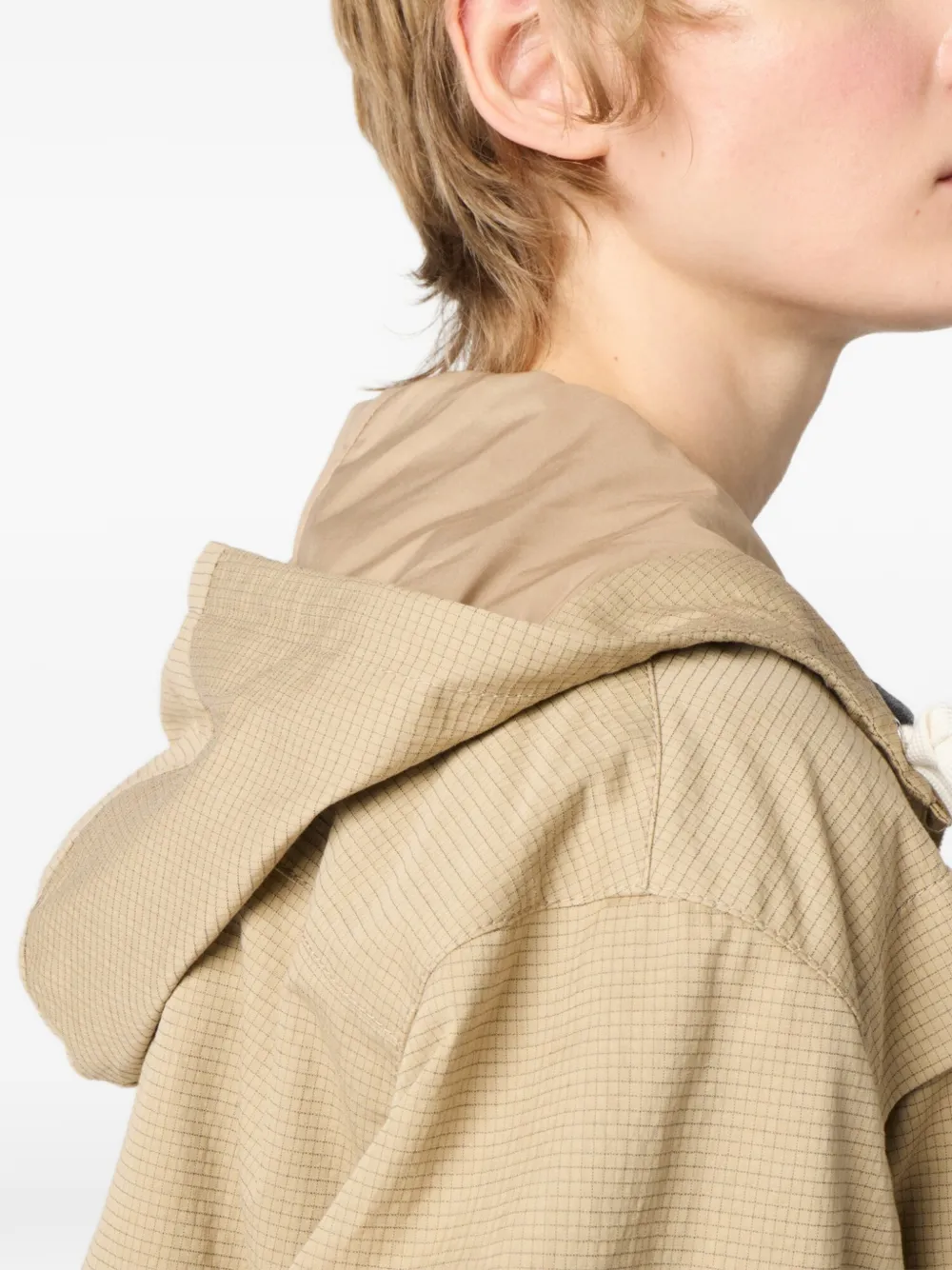 Miu Miu Ripstop Blouson Jacket in Neutrals, view 5