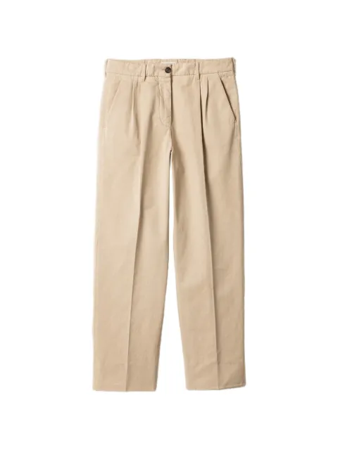 Miu Miu logo-detail straight trousers
