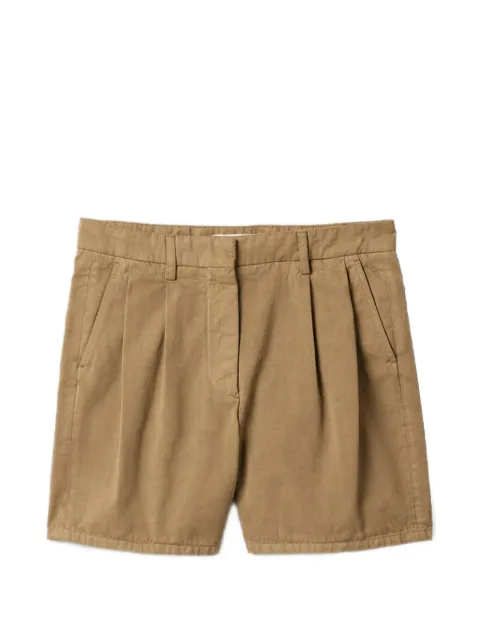 Miu Miu shorts de vestir con detalle del logo