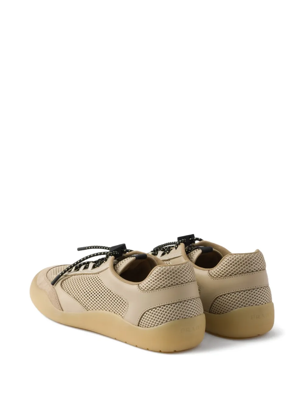 Prada Speedrock mesh sneakers Beige
