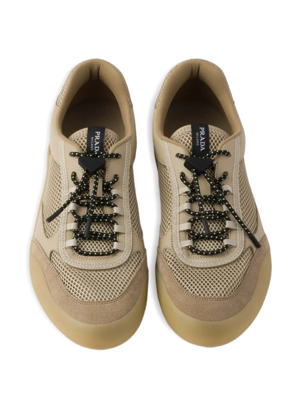 Prada Speedrock mesh sneakers Beige