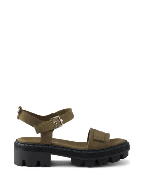 Prada strap buckled sandals