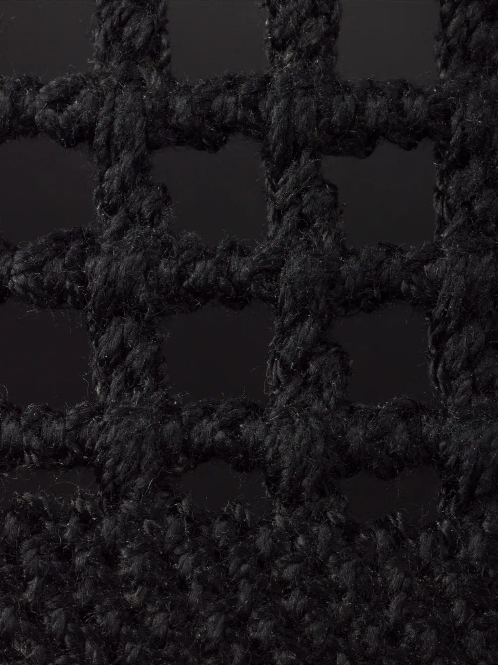 Prada Gehaakte sandalen met plateauzool Zwart