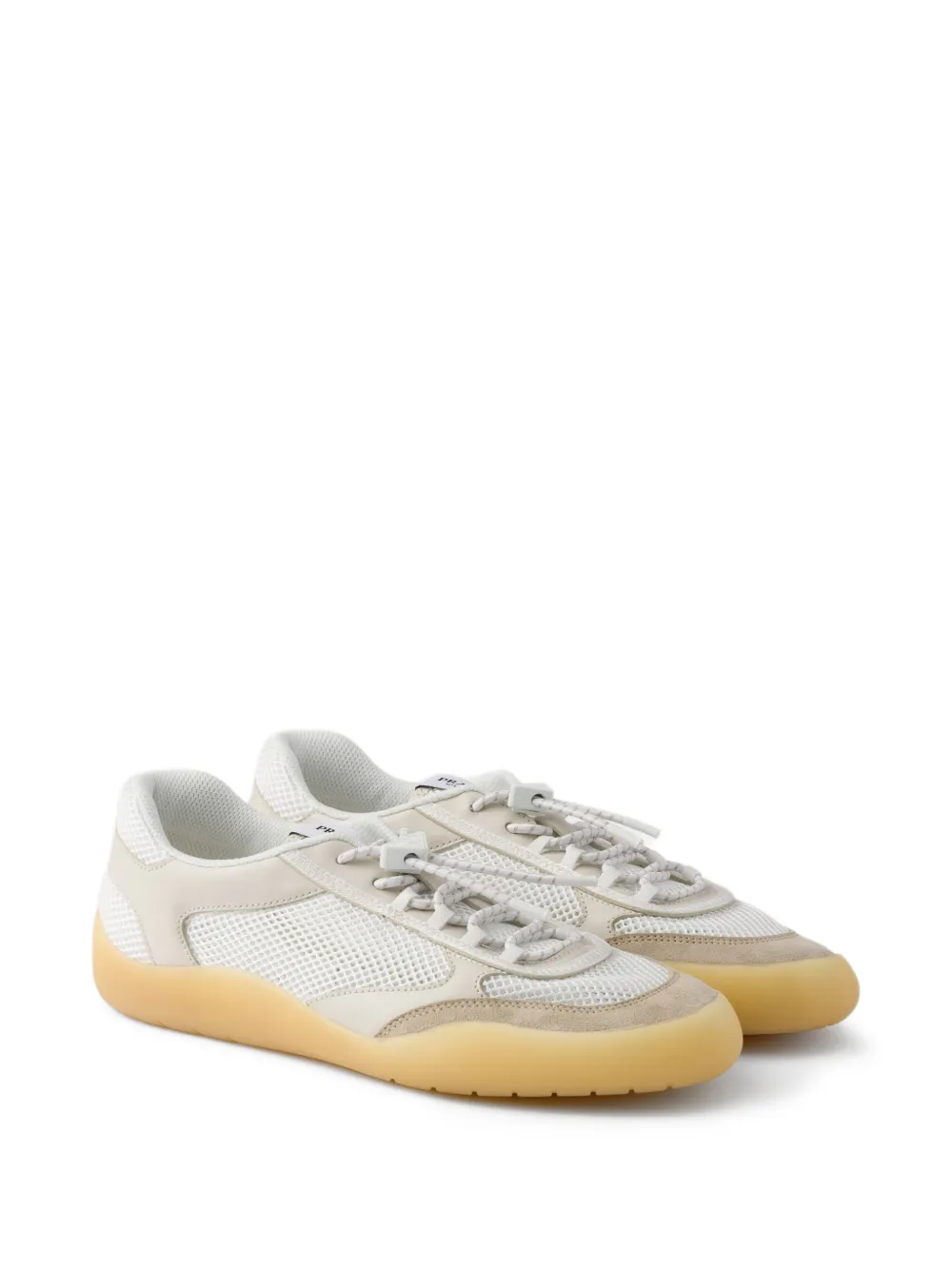 Prada Speedrock mesh sneakers Wit