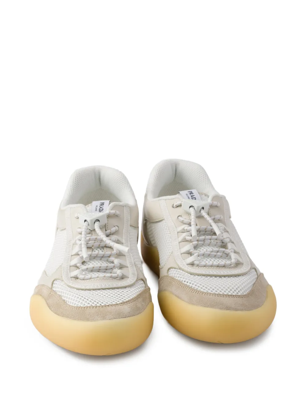 Prada Speedrock mesh sneakers Wit