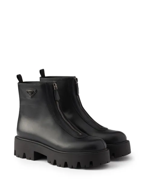 Prada bottines zippées