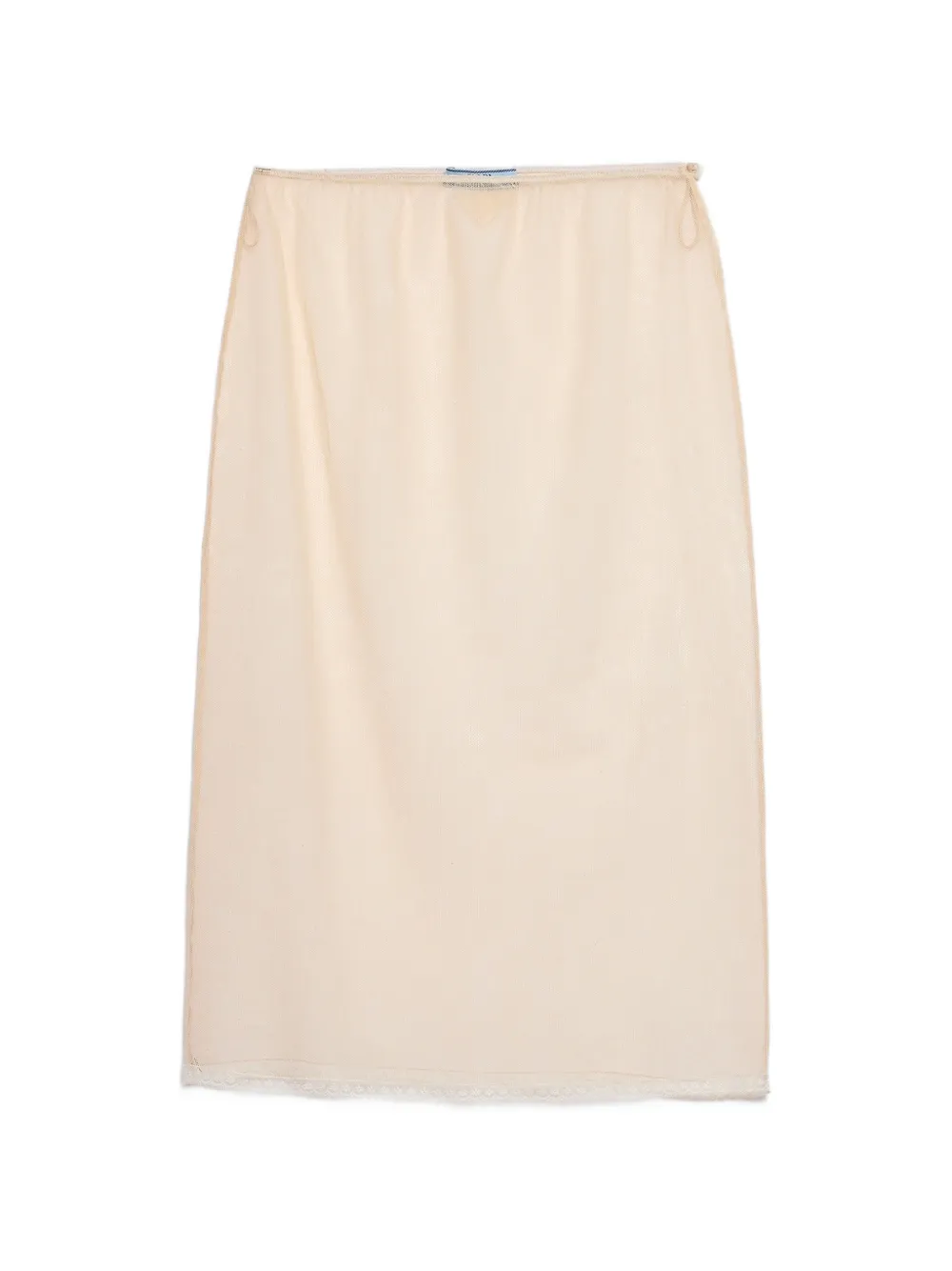 Prada cotton tulle skirt - Neutrals