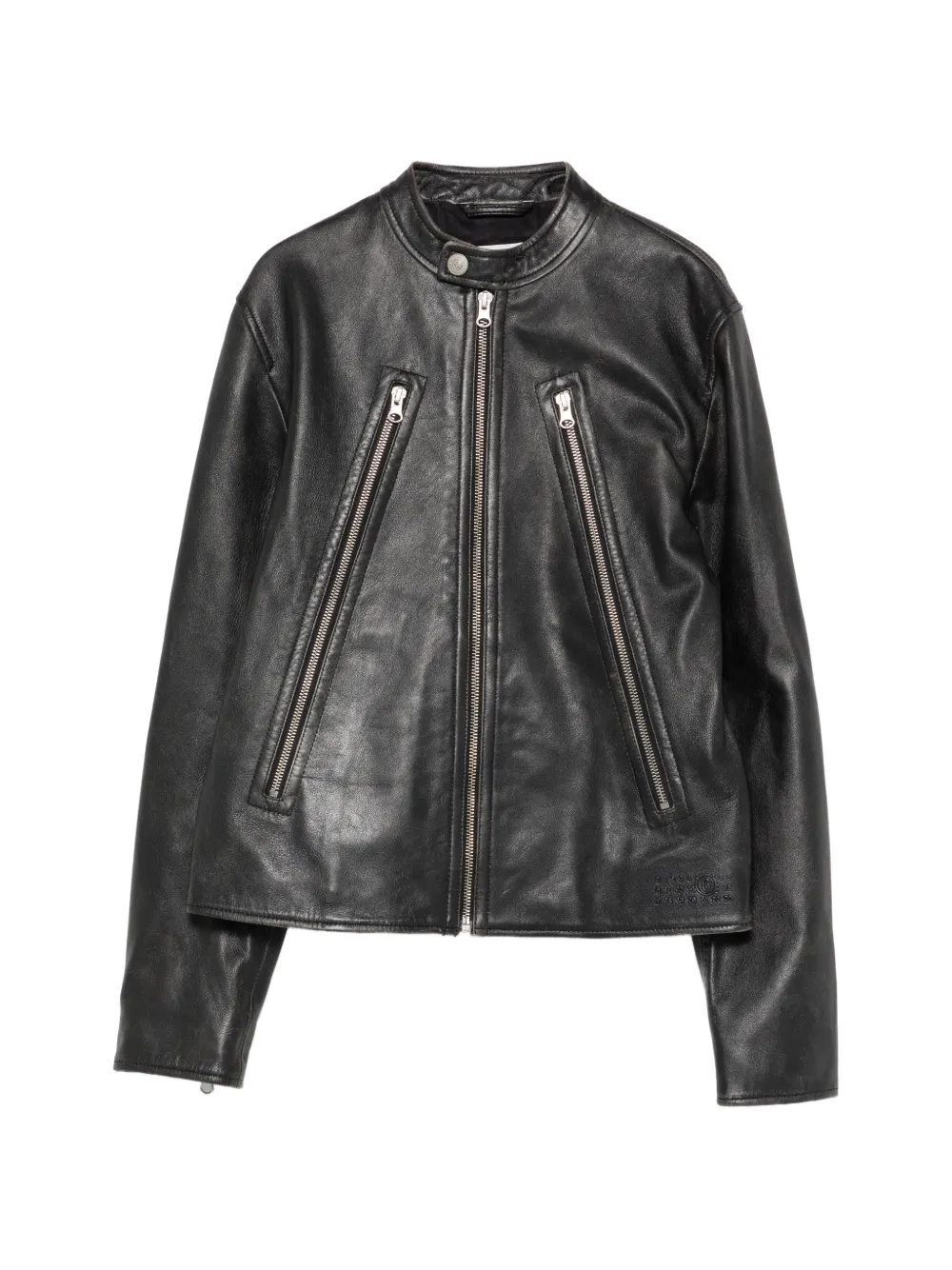 MM6 Maison Margiela Kids zipped jacket - Schwarz